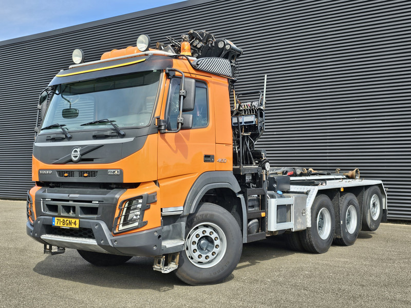 Hook lift truck, Crane truck Volvo FMX 460 8x4-4 / HIAB Z CRANE + HOOKLIFT: picture 11