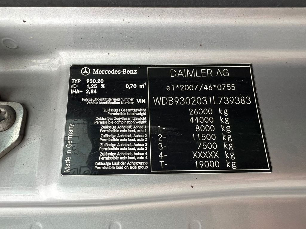 Mercedes-Benz 2544 6X2 VDL Abroller Klima & Retarder - Hook lift truck: picture 2 Mercedes-Benz 2544 6X2 VDL Abroller Klima & Retarder - Hook lift truck: picture 2