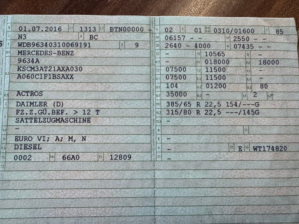 Mercedes-Benz 1842 4X2 SZM mit Kipphydraulik guter Zustand - Tractor truck: picture 2 Mercedes-Benz 1842 4X2 SZM mit Kipphydraulik guter Zustand - Tractor truck: picture 2