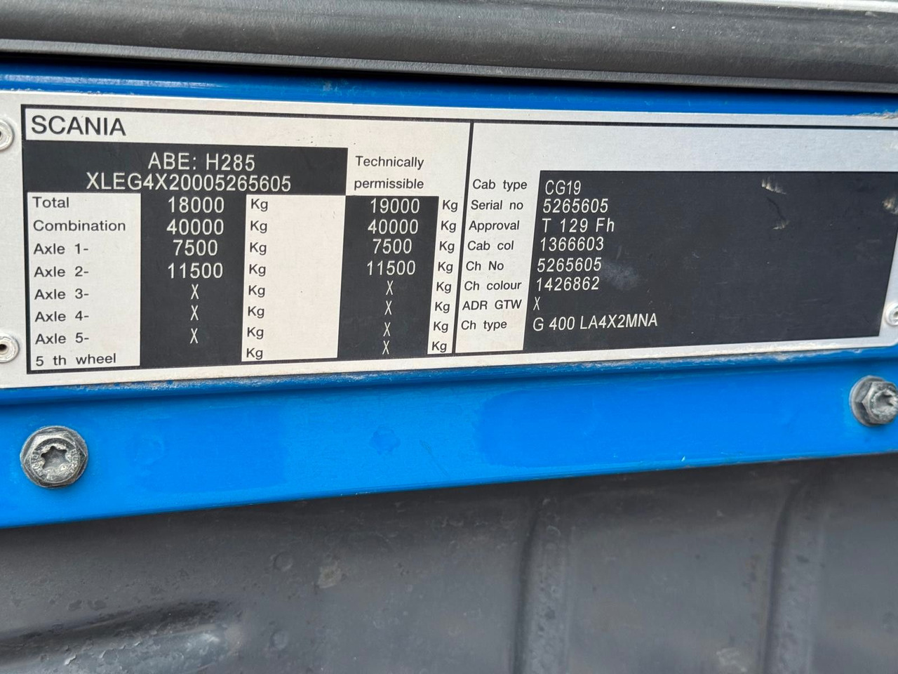 Scania G 400 Retarder & Kipphydraulik - Tractor truck: picture 4 Scania G 400 Retarder & Kipphydraulik - Tractor truck: picture 4