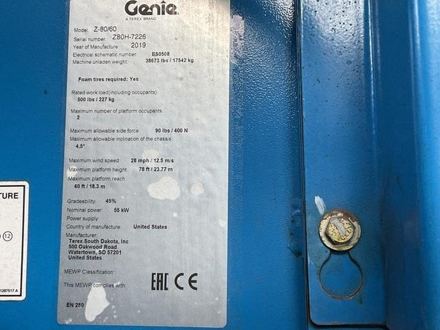 Genie Z80 - Articulated boom: picture 5 Genie Z80 - Articulated boom: picture 5