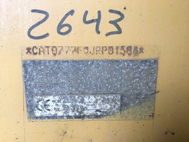 CAT 777F - Rigid dumper/ Rock truck: picture 5 CAT 777F - Rigid dumper/ Rock truck: picture 5