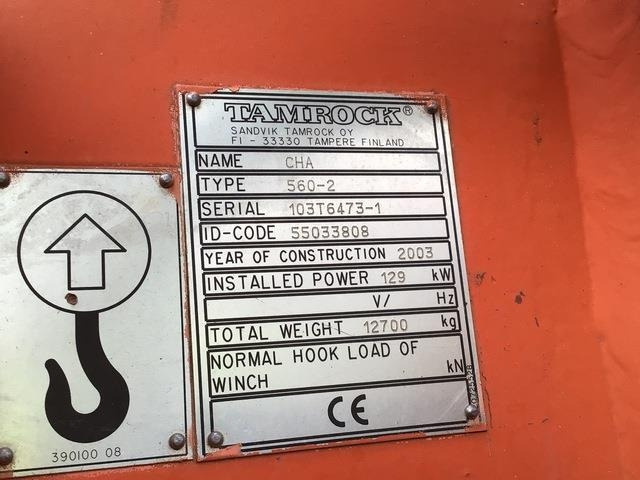 Tamrock CHA560 - Drilling machine: picture 5 Tamrock CHA560 - Drilling machine: picture 5