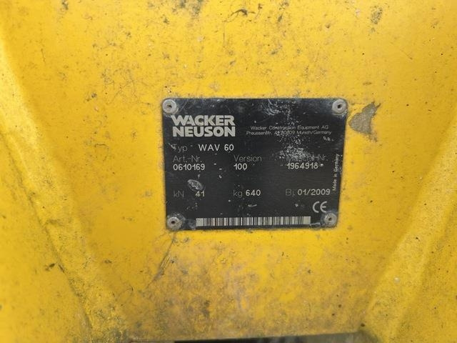 Wacker Neuson WAV60 - Vibroplate: picture 5 Wacker Neuson WAV60 - Vibroplate: picture 5