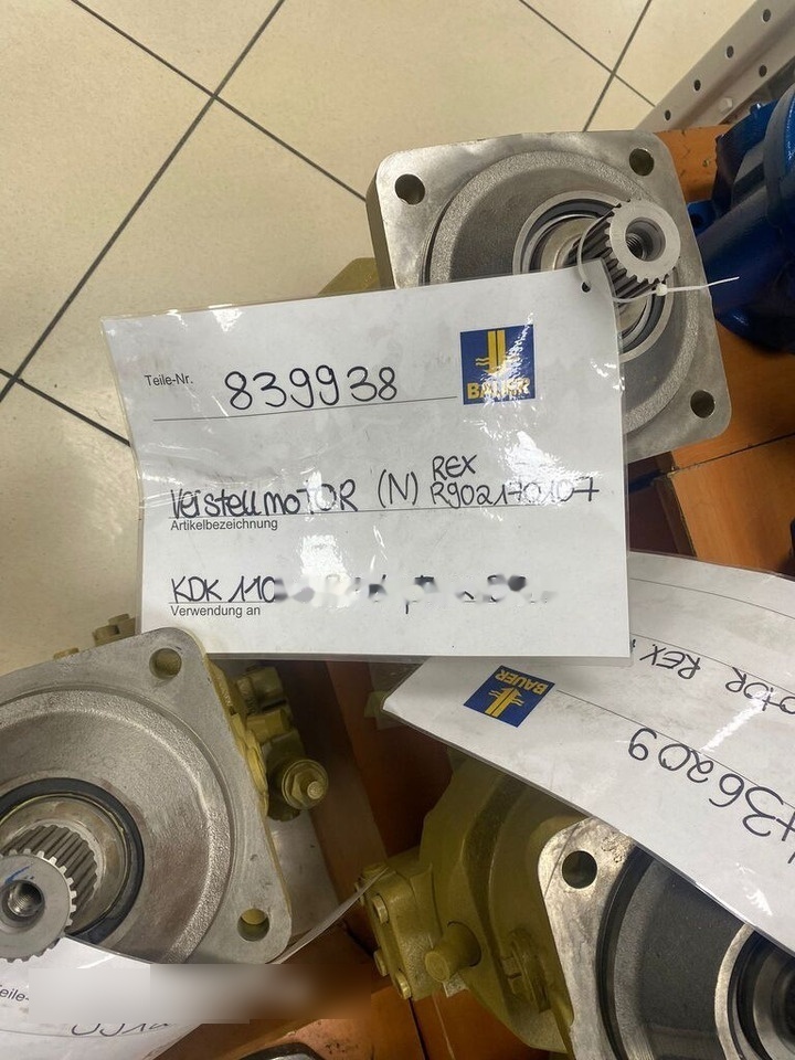 Rexroth KDK110 VON BGM, 35 R902170107 for pile driver - Hydraulic motor: picture 3 Rexroth KDK110 VON BGM, 35 R902170107 for pile driver - Hydraulic motor: picture 3