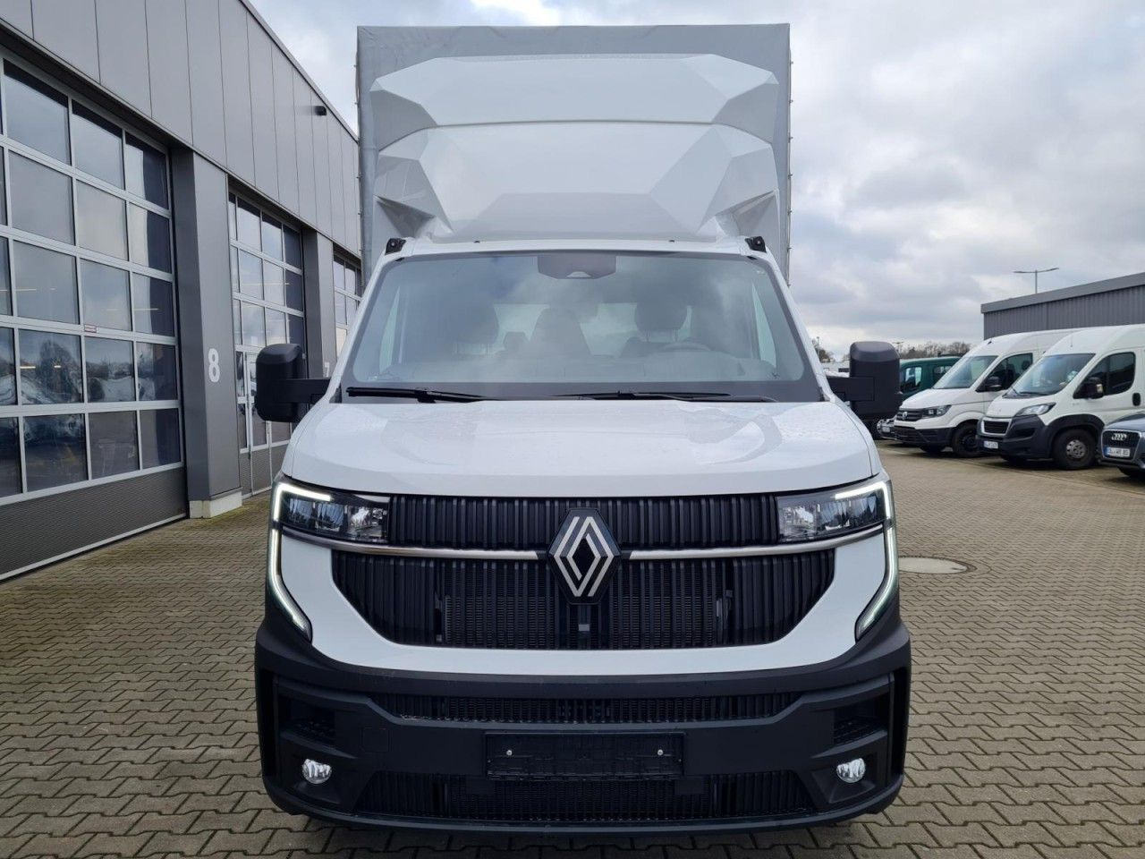 Renault Master 35 New Pritsche Plane 10 Paletten PDC TEM - Curtain side van: picture 2 Renault Master 35 New Pritsche Plane 10 Paletten PDC TEM - Curtain side van: picture 2