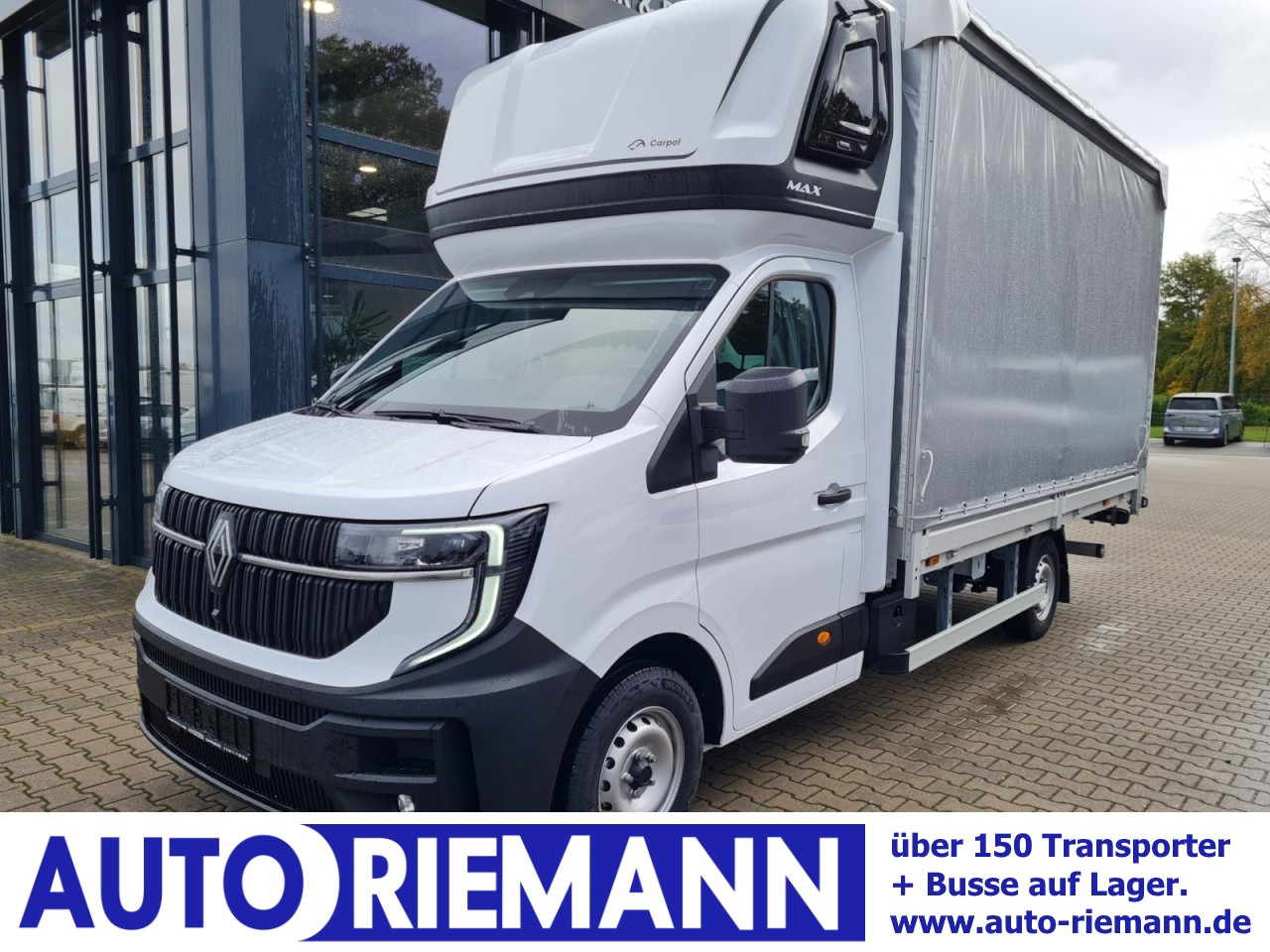 Renault Master Pritsche Schiebe Plane Schlafkab LBW Luftfederung - Curtain side van: picture 1 Renault Master Pritsche Schiebe Plane Schlafkab LBW Luftfederung - Curtain side van: picture 1