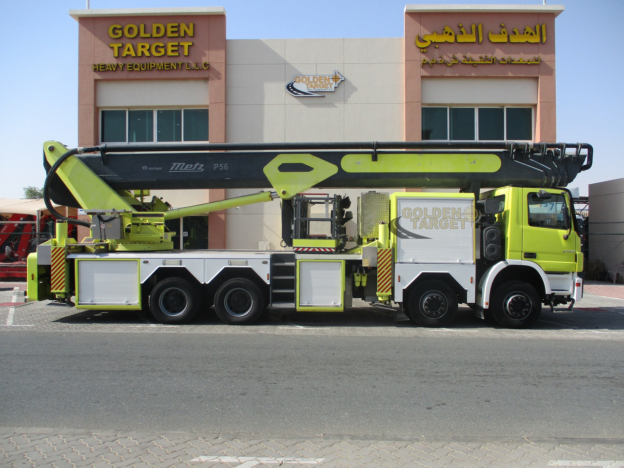Mercedes ACTROS 4140 8x4 METZ P56 Fire Truck - Fire truck: picture 2 Mercedes ACTROS 4140 8x4 METZ P56 Fire Truck - Fire truck: picture 2