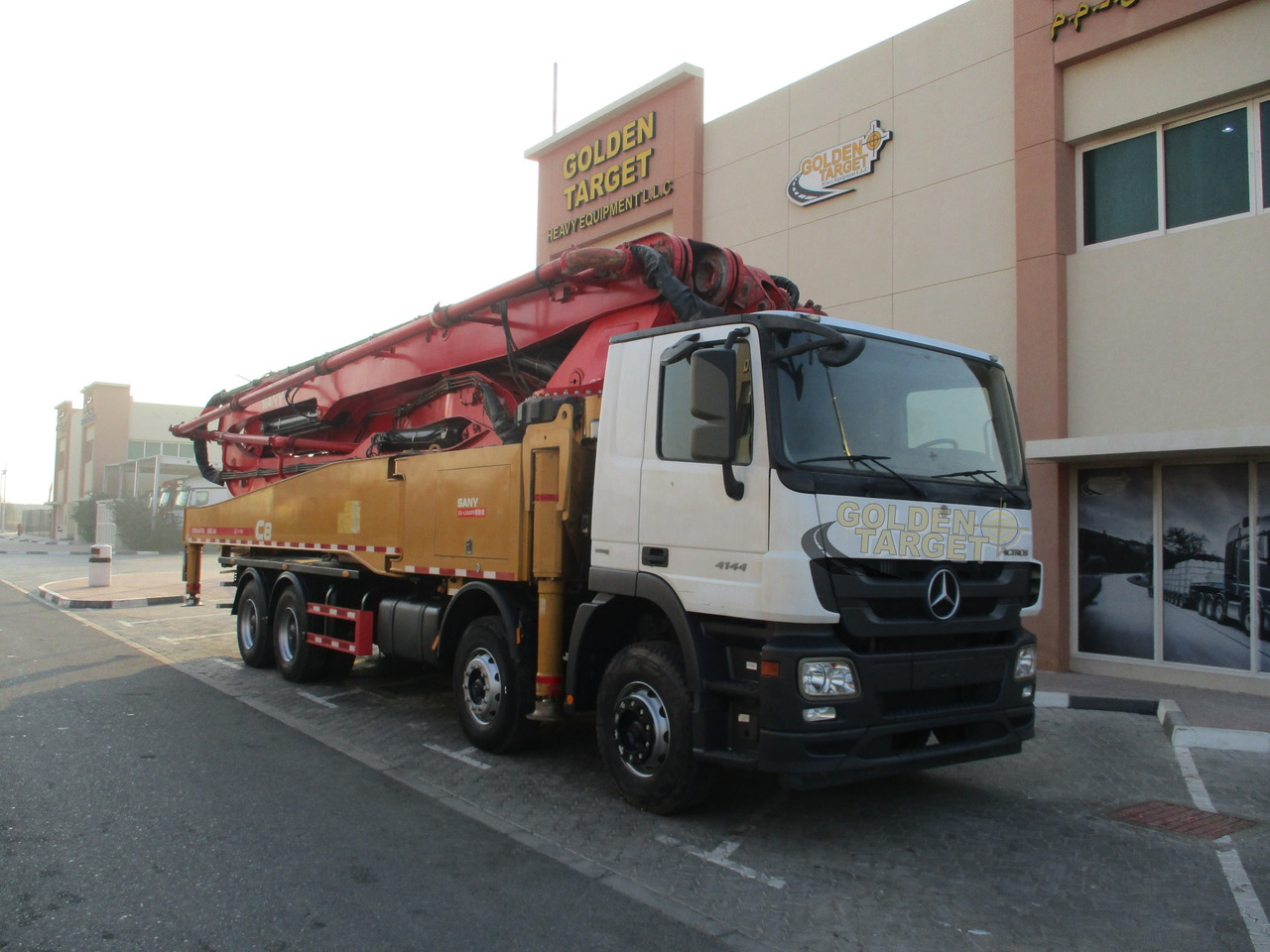 Mercedes ACTROS 4144 8x4 SANY 56m Concrete Pump - Concrete pump truck: picture 1 Mercedes ACTROS 4144 8x4 SANY 56m Concrete Pump - Concrete pump truck: picture 1