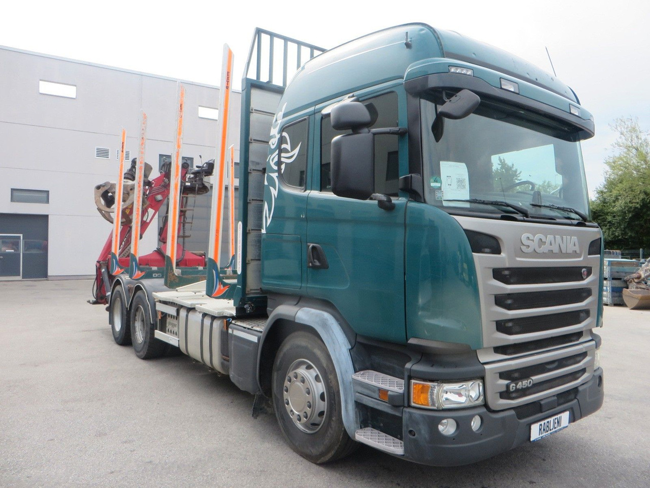 Scania G450 6x4Timber - Logging truck, Crane truck: picture 2 Scania G450 6x4Timber - Logging truck, Crane truck: picture 2