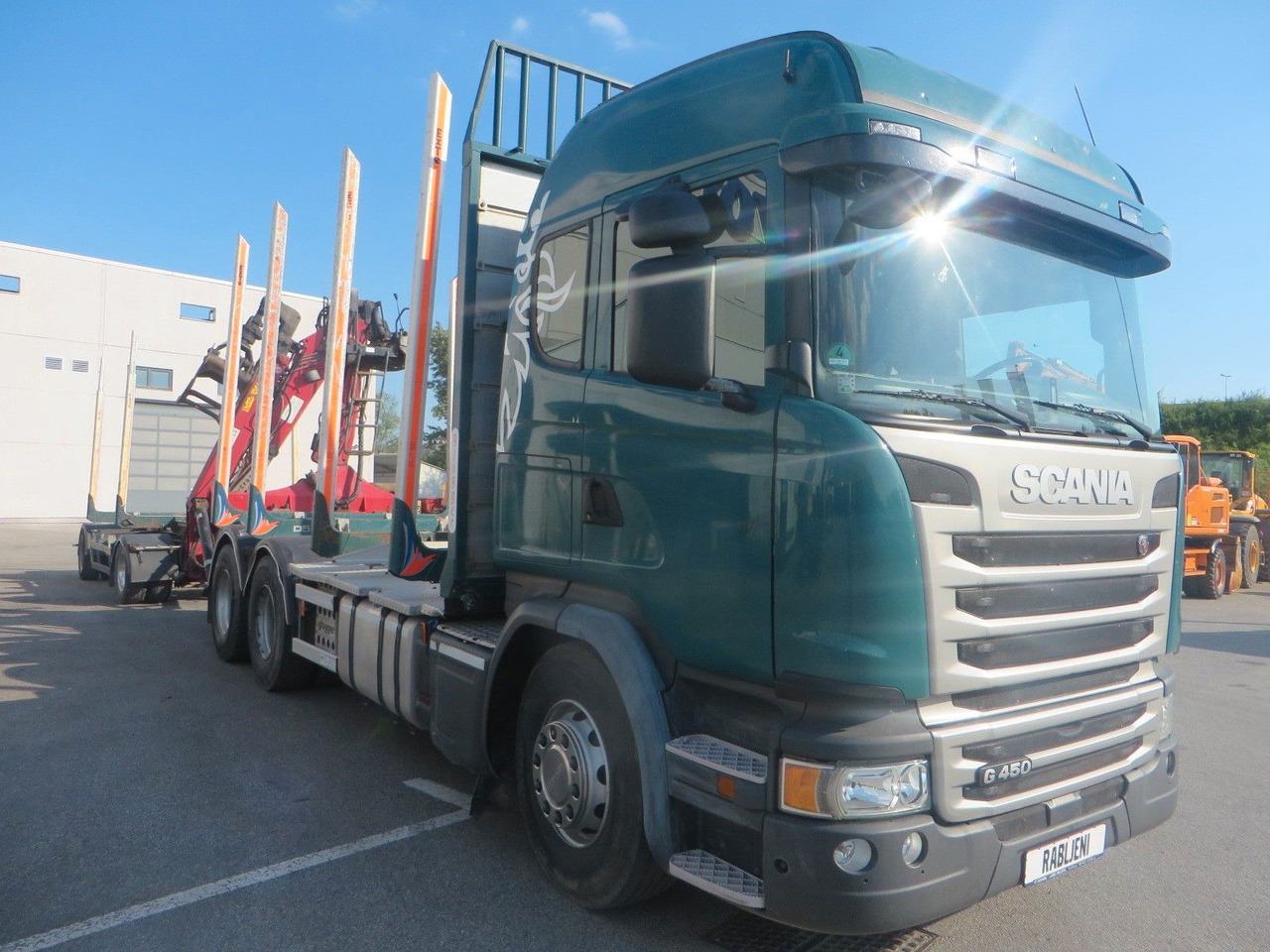 Scania G450 6x4Timber - Logging truck, Crane truck: picture 2 Scania G450 6x4Timber - Logging truck, Crane truck: picture 2