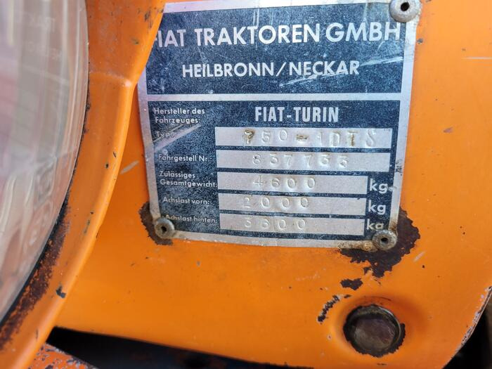 Fiat 750 DT 4x4 Allrad mit Frontlader - Farm tractor: picture 4 Fiat 750 DT 4x4 Allrad mit Frontlader - Farm tractor: picture 4