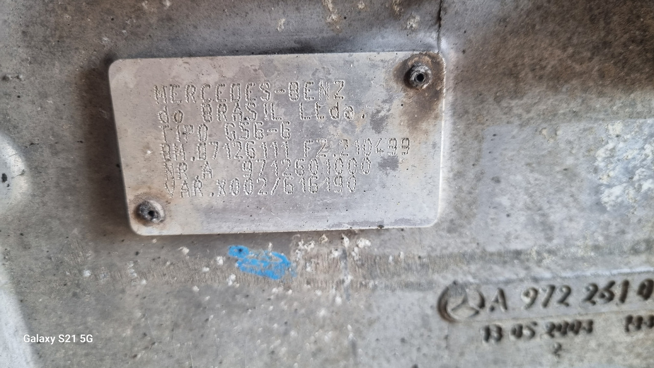 MERCEDES ATEGO 2 ATEGO 2 G 56-6 - Gearbox: picture 3 MERCEDES ATEGO 2 ATEGO 2 G 56-6 - Gearbox: picture 3