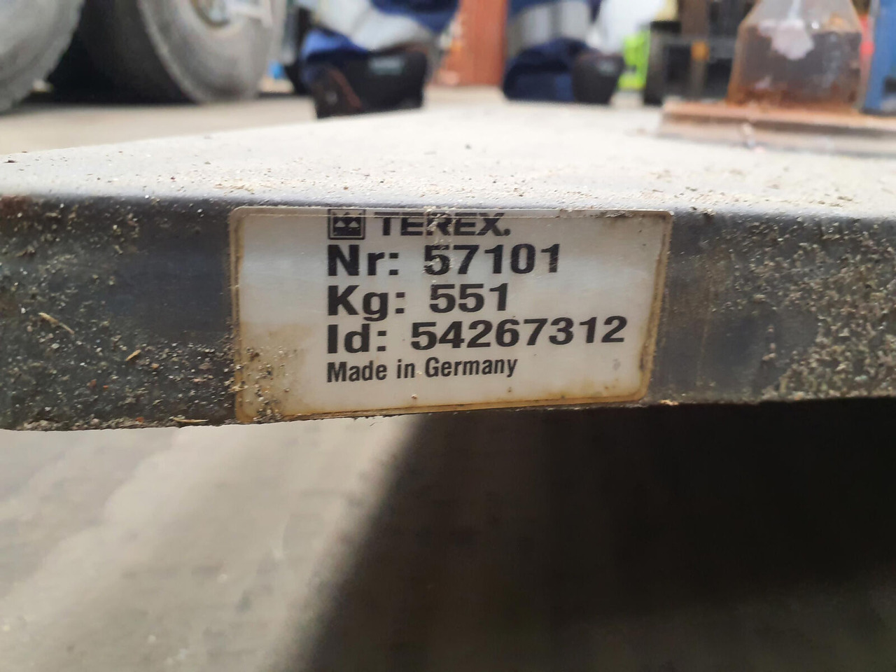 Terex Terex Demag Challenger 4200 counterweight 0.55 Ton - Counterweight for Mobile crane: picture 5 Terex Terex Demag Challenger 4200 counterweight 0.55 Ton - Counterweight for Mobile crane: picture 5