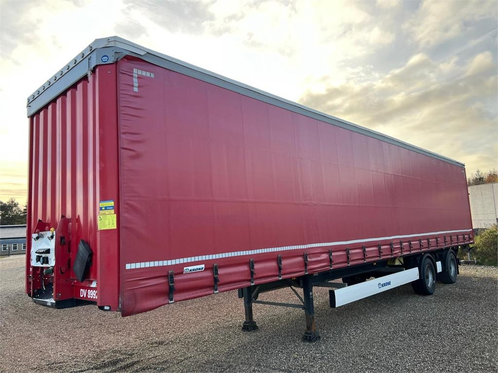 Krone 13,6 mtr gardin - lodretstående lift - Curtainsider semi-trailer: picture 2 Krone 13,6 mtr gardin - lodretstående lift - Curtainsider semi-trailer: picture 2