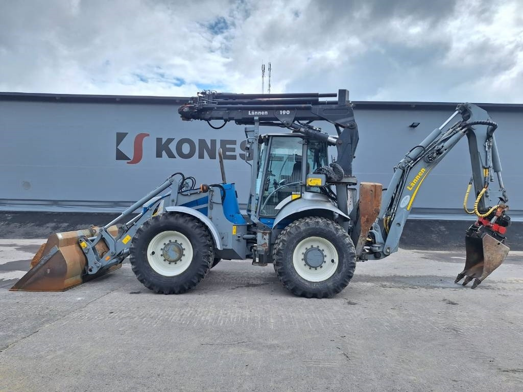 Lännen 8600G NOSTIN, HENKILÖKORI, PYÖRITTÄJÄ YM. - Backhoe loader: picture 1 Lännen 8600G NOSTIN, HENKILÖKORI, PYÖRITTÄJÄ YM. - Backhoe loader: picture 1
