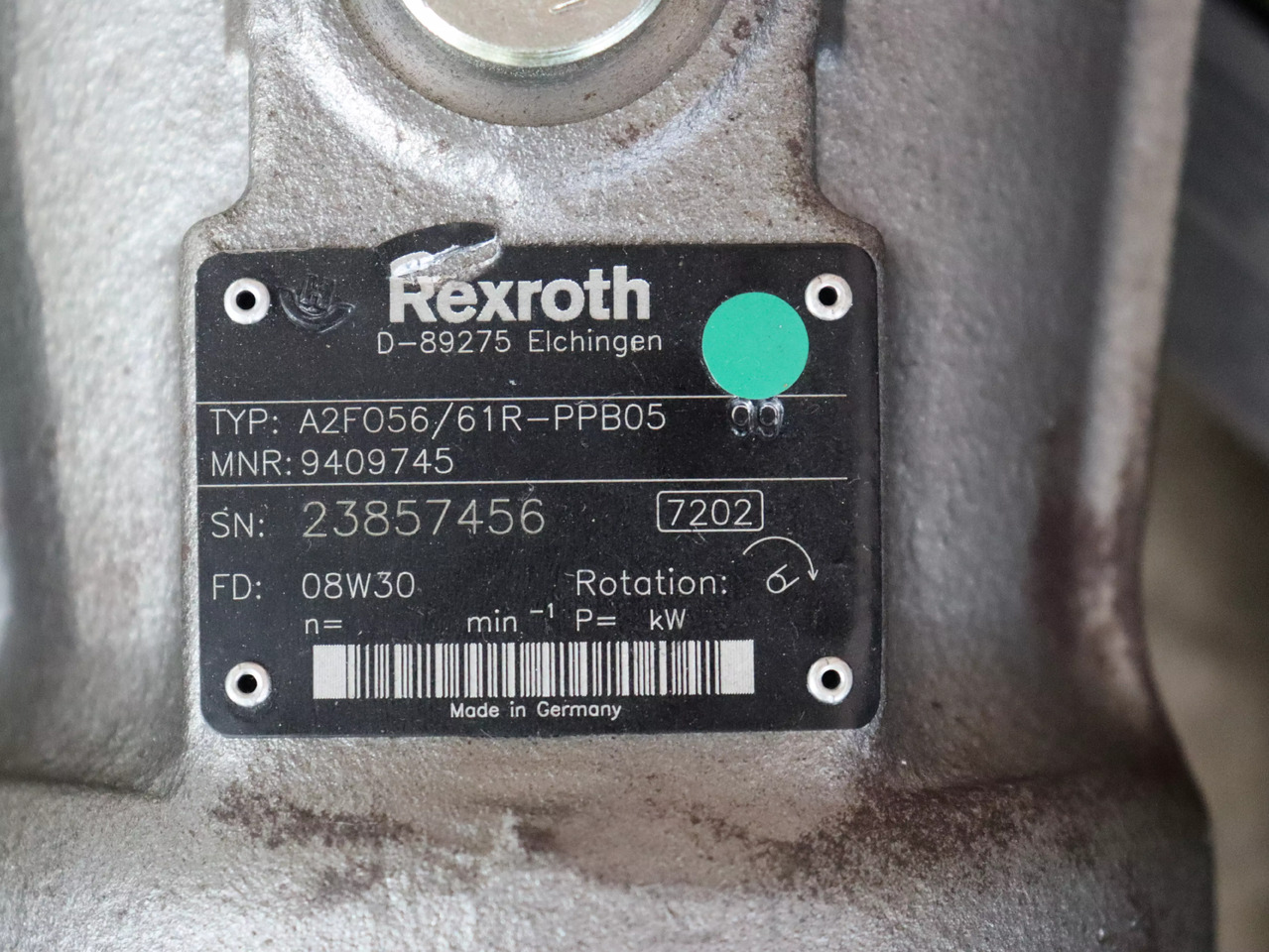 REXROTH A2FO56/61R-PPB05 - Hydraulic pump for Construction machinery: picture 3 REXROTH A2FO56/61R-PPB05 - Hydraulic pump for Construction machinery: picture 3
