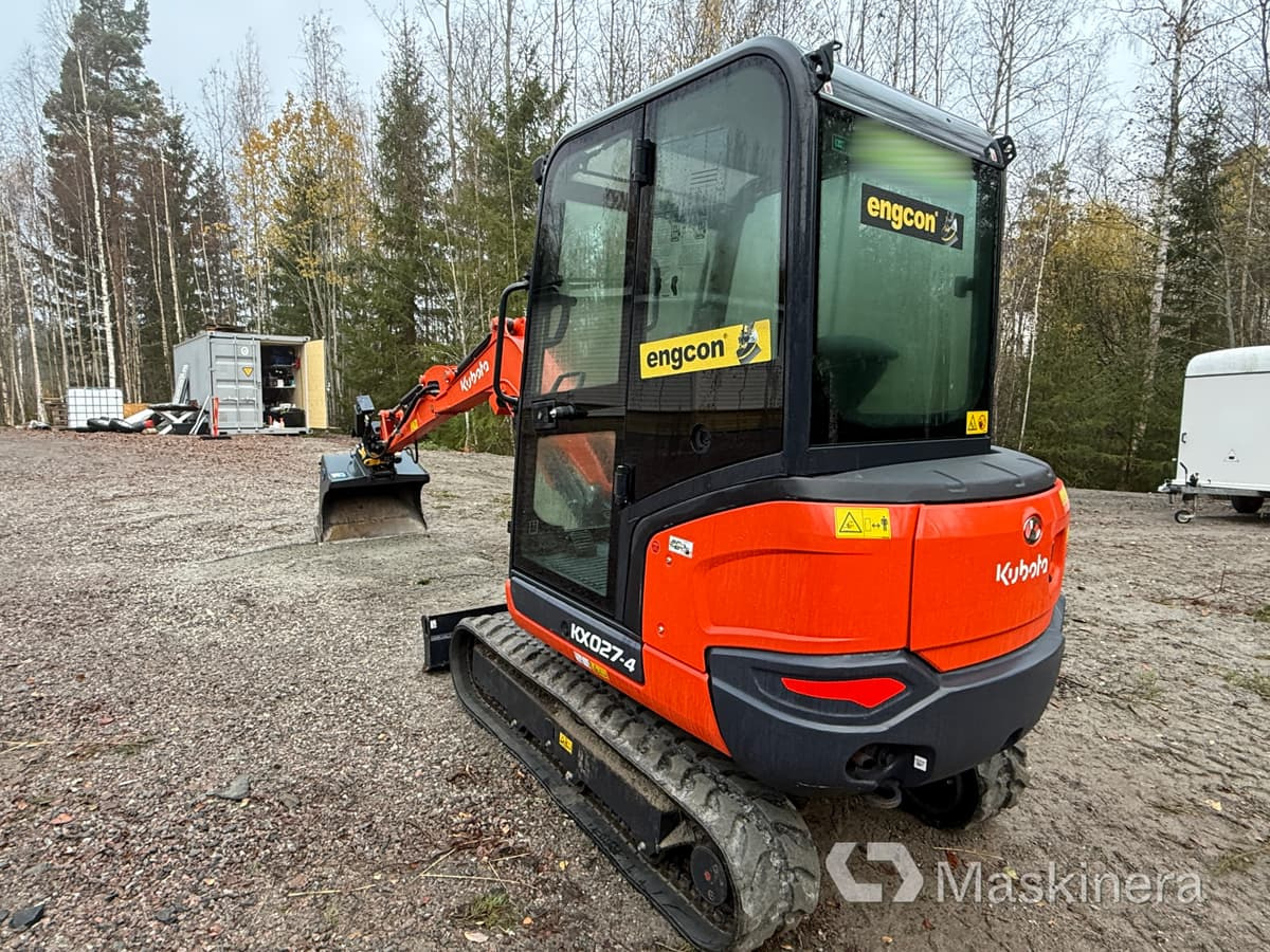 Grävmaskin Kubota KX027-4 med flera redskap - Crawler excavator: picture 4 Grävmaskin Kubota KX027-4 med flera redskap - Crawler excavator: picture 4