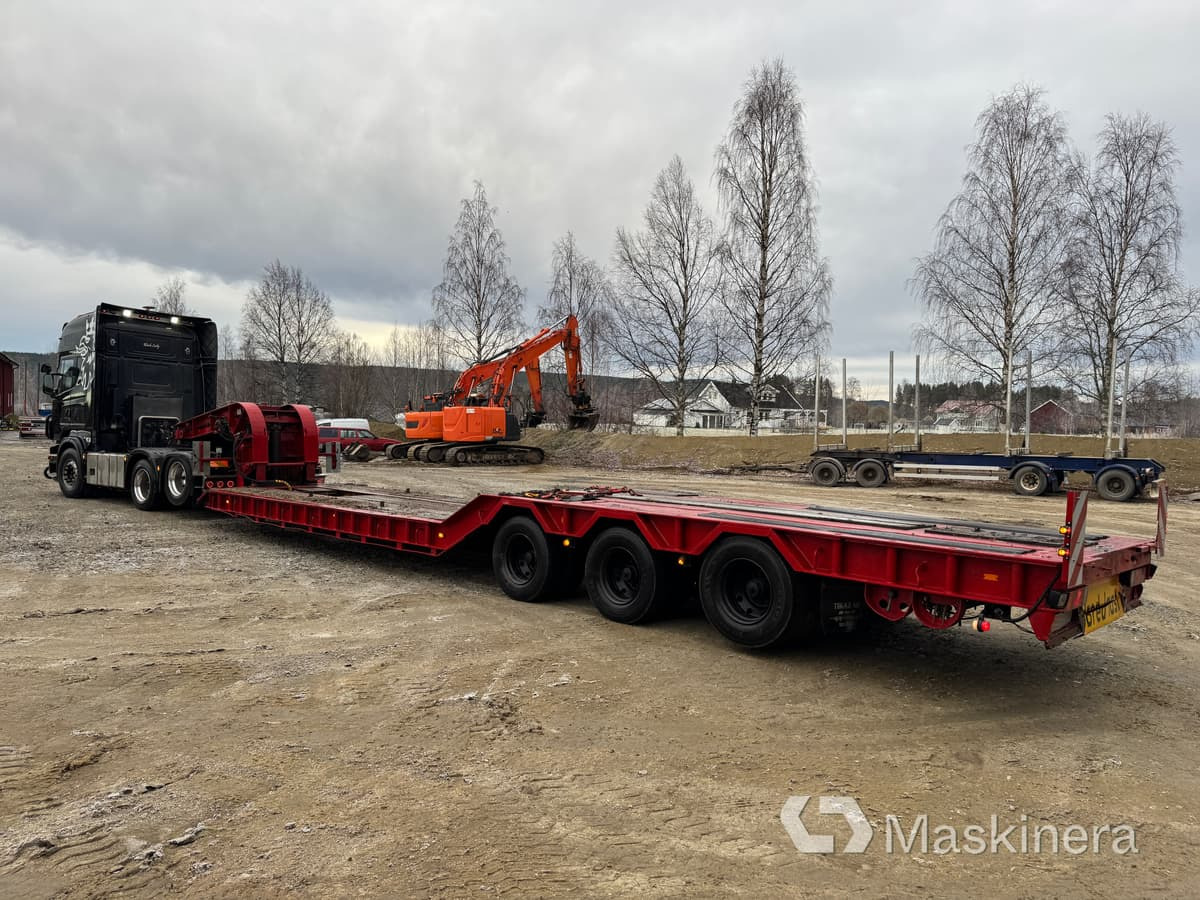 Scania R 620, Hafo H35 Plsbo Lastbil Scania R 620 med maskintrailer - Tractor truck, Autotransporter semi-trailer: picture 4 Scania R 620, Hafo H35 Plsbo Lastbil Scania R 620 med maskintrailer - Tractor truck, Autotransporter semi-trailer: picture 4