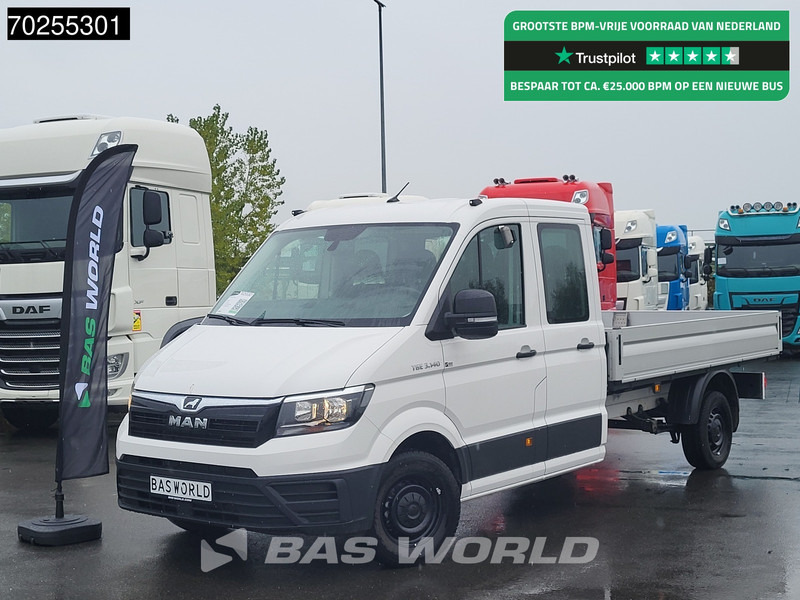 MAN TGE 3.140 Automatik Pritsche AHK Doppel Kabine Klima Tempomat Pickup Airco Dubbel cabine Trekhaak Cruise control - Commercial truck: picture 1 MAN TGE 3.140 Automatik Pritsche AHK Doppel Kabine Klima Tempomat Pickup Airco Dubbel cabine Trekhaak Cruise control - Commercial truck: picture 1