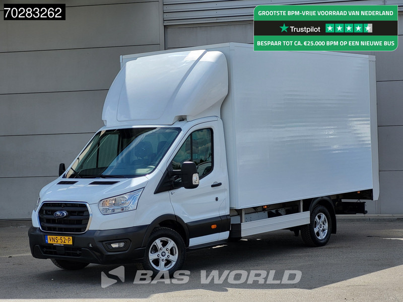 Closed box van Ford Transit 130pk Laadklep Zijdeur Bakwagen Airco Cruise Camera Euro6 Koffer Meubelbak 21m3 Airco Cruise control: picture 1