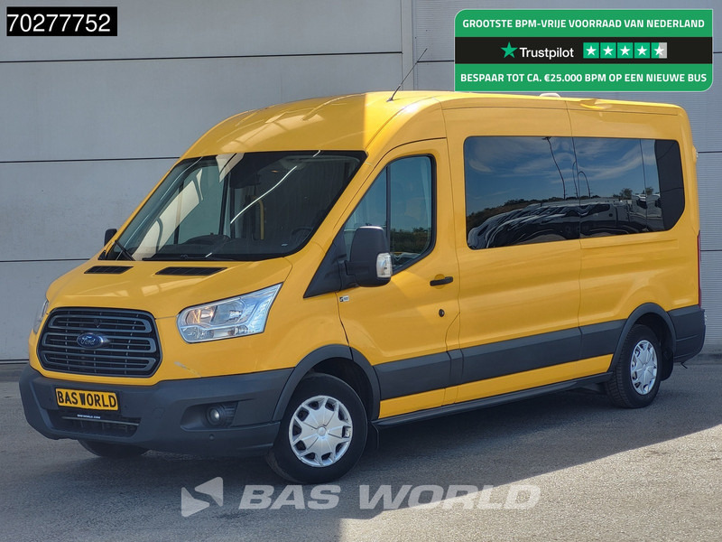 Minibus, Passenger van Ford Transit 130pk Personenvervoer Luchtvering Taxi L3H2 Ramp Airco Cruise Parkeersensoren Euro6 Kombi Tourer 9-zitter 9-Sitze 11m3 Airco Cru: picture 1