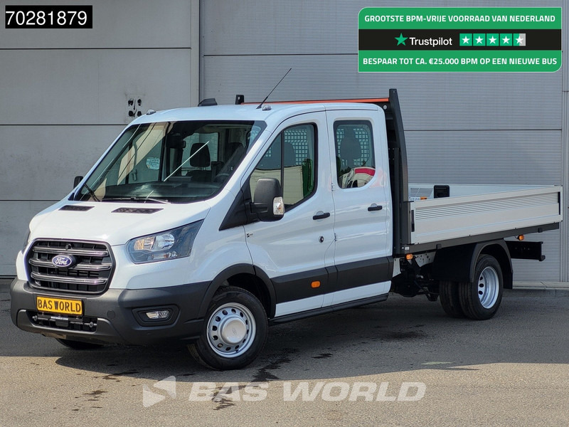 Ford Transit 170pk Automaat Dubbel Cabine 3500kg Trekhaak Open Laadbak Pritsche SYNC4 scherm CarPlay Camera Airco Trekhaak Cruise control - Open body delivery van: picture 1 Ford Transit 170pk Automaat Dubbel Cabine 3500kg Trekhaak Open Laadbak Pritsche SYNC4 scherm CarPlay Camera Airco Trekhaak Cruise control - Open body delivery van: picture 1