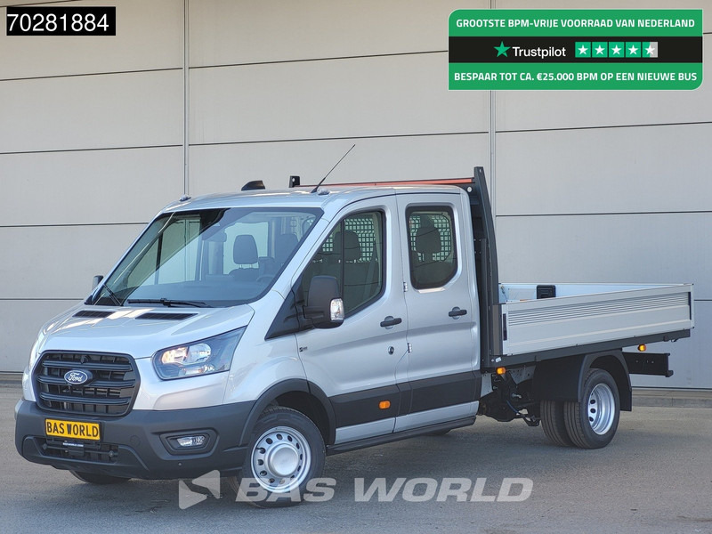 Ford Transit 170pk Automaat Dubbel Cabine 3500kg Trekhaak Open Laadbak Pritsche SYNC4 scherm CarPlay Camera Airco Trekhaak Cruise control - Open body delivery van: picture 1 Ford Transit 170pk Automaat Dubbel Cabine 3500kg Trekhaak Open Laadbak Pritsche SYNC4 scherm CarPlay Camera Airco Trekhaak Cruise control - Open body delivery van: picture 1