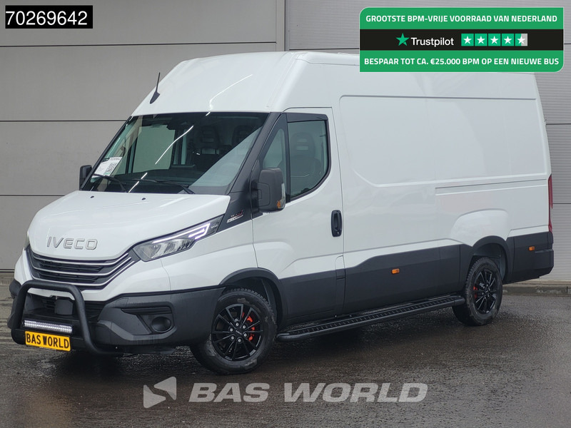 Iveco Daily 35S21 3.0L Automaat Black Edition 2025 model L2H2 Trekhaak Tacho ACC LED CarPlay Velgen Camera 12m3 Airco Trekhaak - Panel van: picture 1 Iveco Daily 35S21 3.0L Automaat Black Edition 2025 model L2H2 Trekhaak Tacho ACC LED CarPlay Velgen Camera 12m3 Airco Trekhaak - Panel van: picture 1