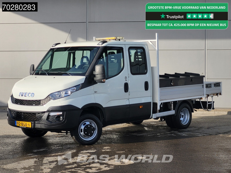 Iveco Daily 50C17 3,0L Automaat HIAB 017T-2 Dubbel Cabine Dubbellucht Airco Euro6 Pickup Crane Kraanwagen Pritsche Airco Dubbel cabine - Open body delivery van: picture 1 Iveco Daily 50C17 3,0L Automaat HIAB 017T-2 Dubbel Cabine Dubbellucht Airco Euro6 Pickup Crane Kraanwagen Pritsche Airco Dubbel cabine - Open body delivery van: picture 1