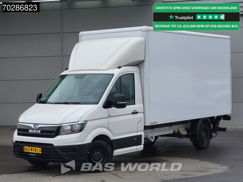 MAN TGE 3.140 Laadklep Automaat Airco Cruise Camera Euro6 Meubelbak Koffer 20m3 Airco Cruise control - Closed box van: picture 1 MAN TGE 3.140 Laadklep Automaat Airco Cruise Camera Euro6 Meubelbak Koffer 20m3 Airco Cruise control - Closed box van: picture 1
