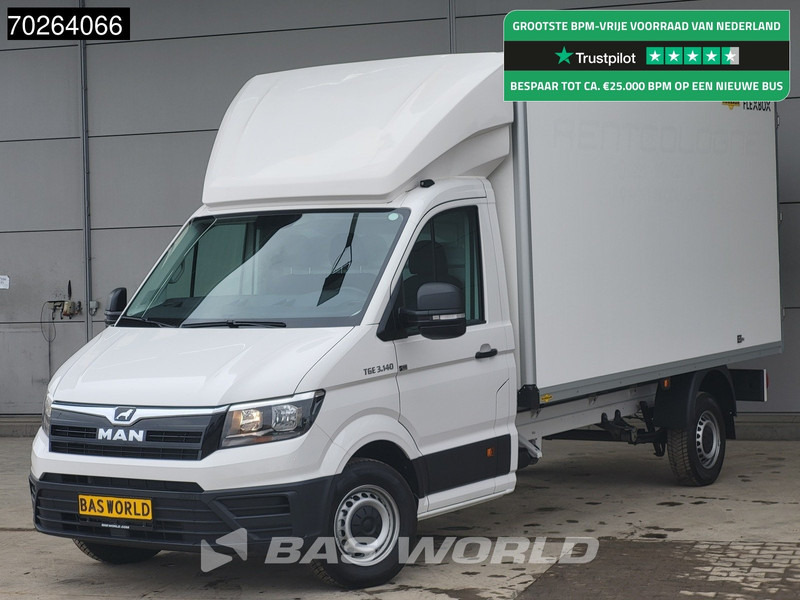 MAN TGE 3.140 Nieuw! Bakwagen Airco Bakwagen 10,4inch-Display Euro6 Meubelbak Koffer 17m3 Airco - Closed box van: picture 1 MAN TGE 3.140 Nieuw! Bakwagen Airco Bakwagen 10,4inch-Display Euro6 Meubelbak Koffer 17m3 Airco - Closed box van: picture 1