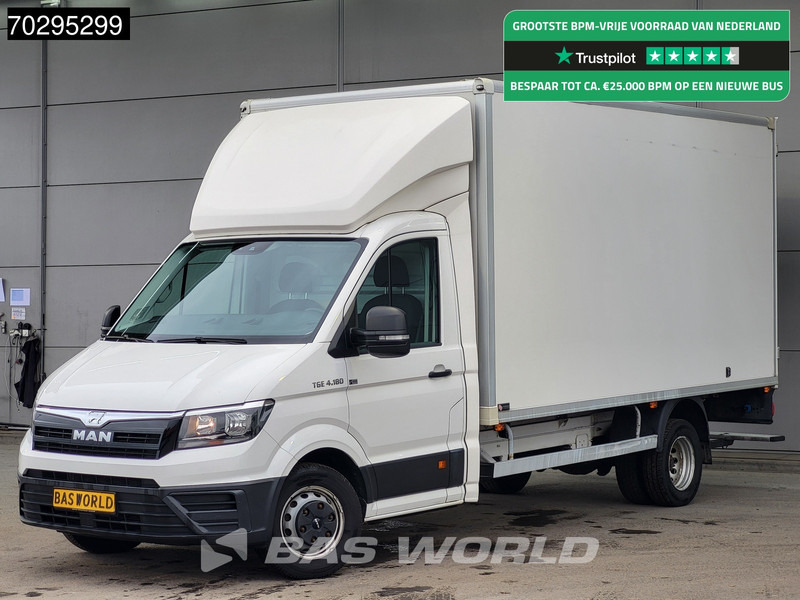 MAN TGE 4.180 Dubbellucht Bakwagen Achterdeuren ACC Navi Airco Euro6 Meubelbak Koffer Airco - Closed box van: picture 1 MAN TGE 4.180 Dubbellucht Bakwagen Achterdeuren ACC Navi Airco Euro6 Meubelbak Koffer Airco - Closed box van: picture 1