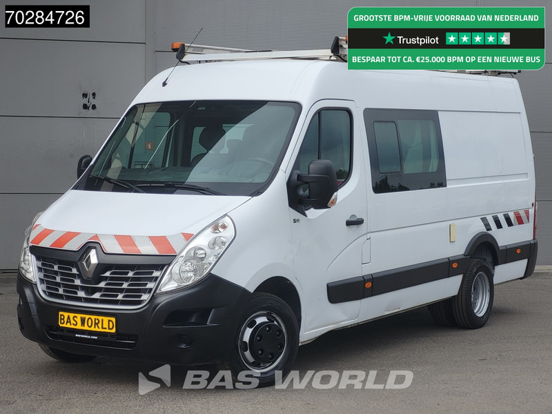 Renault Master 130pk Dubbel Cabine Dubbellucht L3H2 3,5t Trekhaak Airco Cruise Imperiaal Werkplaatsinrichting Euro6 DC Doka Mixto 8m3 Airco Trekhaak - Panel van: picture 1 Renault Master 130pk Dubbel Cabine Dubbellucht L3H2 3,5t Trekhaak Airco Cruise Imperiaal Werkplaatsinrichting Euro6 DC Doka Mixto 8m3 Airco Trekhaak - Panel van: picture 1
