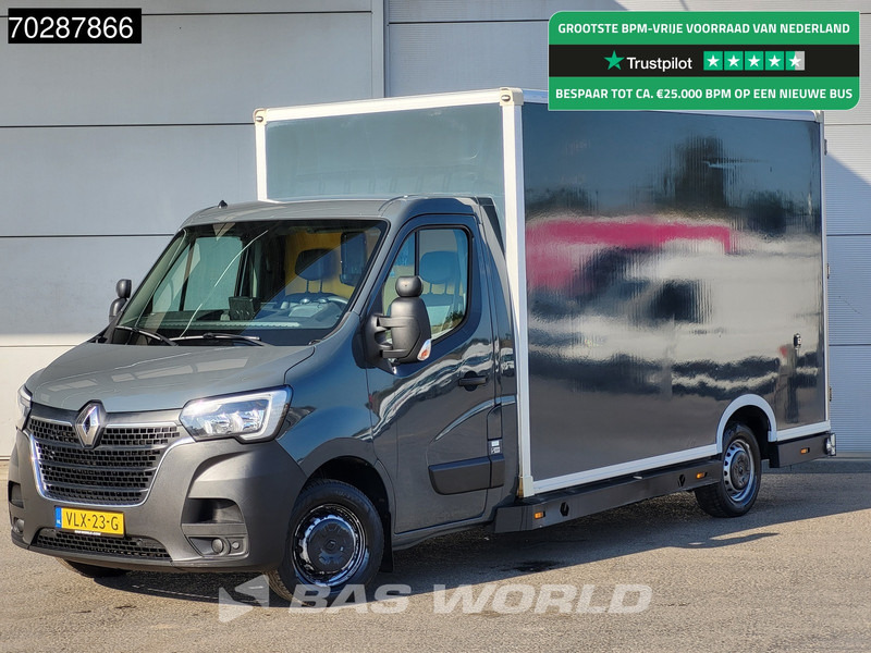Renault Master 150PK Bakwagen Airco Cruise Luchtvering Meubelbak Plancher Verkoopwagen Foodtruck Paardenwagen 18m3 Airco Cruise control - Closed box van: picture 1 Renault Master 150PK Bakwagen Airco Cruise Luchtvering Meubelbak Plancher Verkoopwagen Foodtruck Paardenwagen 18m3 Airco Cruise control - Closed box van: picture 1