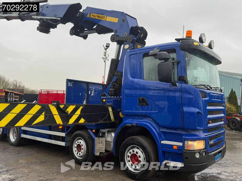 Scania R420 8X2 Palfinger PK100002 Crane Kran + PJ170 JIB Lift Axle Euro 4 - Dropside/ Flatbed truck, Crane truck: picture 5 Scania R420 8X2 Palfinger PK100002 Crane Kran + PJ170 JIB Lift Axle Euro 4 - Dropside/ Flatbed truck, Crane truck: picture 5