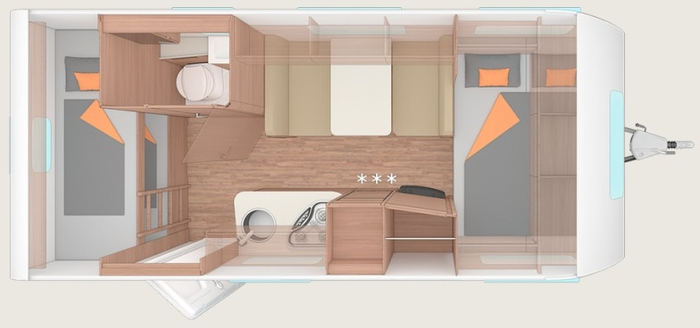 Weinsberg CaraOne 480 QDK - Caravan: picture 2 Weinsberg CaraOne 480 QDK - Caravan: picture 2