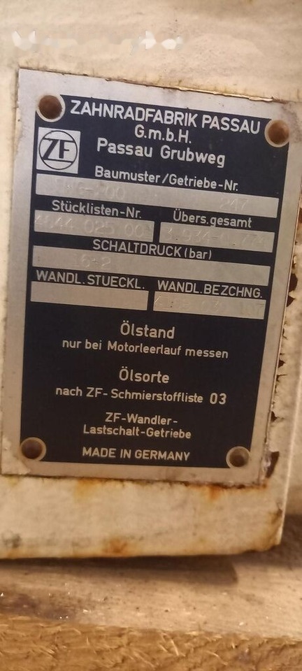 ZF 5-WG-200 - Gearbox: picture 5 ZF 5-WG-200 - Gearbox: picture 5