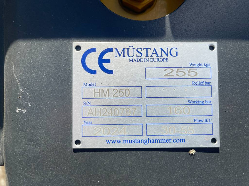 Mustang HM 250 2024 Unused - Hydraulic hammer for Construction machinery: picture 5 Mustang HM 250 2024 Unused - Hydraulic hammer for Construction machinery: picture 5