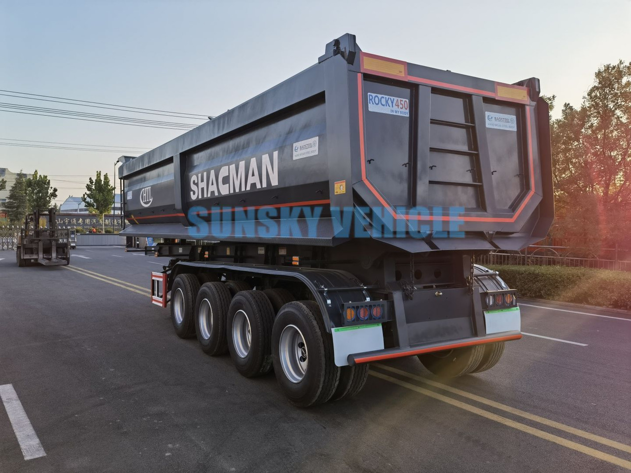 SUNSKY 3/4-Axle Dump Trailer - Tipper semi-trailer: picture 4 SUNSKY 3/4-Axle Dump Trailer - Tipper semi-trailer: picture 4