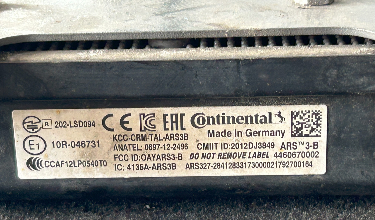 Electrical system for Truck DAF RADAR AKTYWNY ACC2 AEBS DAF XF 106 480: picture 6 Electrical system for Truck DAF RADAR AKTYWNY ACC2 AEBS DAF XF 106 480: picture 6