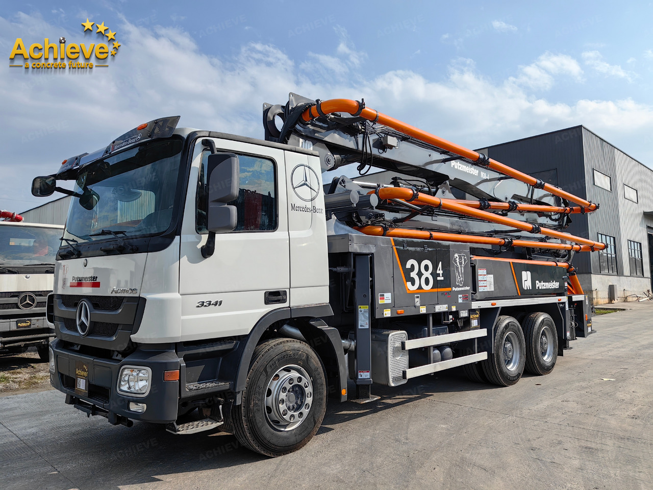 PUTZMEISTER PUTZMEISTER M38-4Z 2013 HOT SALE Mercedes-Benz【ACHIEVE】TOP CONDITION!!! - Concrete pump truck: picture 3 PUTZMEISTER PUTZMEISTER M38-4Z 2013 HOT SALE Mercedes-Benz【ACHIEVE】TOP CONDITION!!! - Concrete pump truck: picture 3