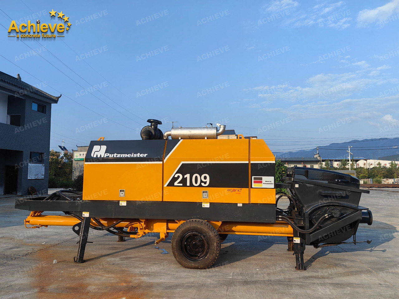Putzmeister 2013 putzmeist BSA2109H-D Stationary concrete pump【ACHIEVE】TOP CONDITION!!! - Stationary concrete pump: picture 1 Putzmeister 2013 putzmeist BSA2109H-D Stationary concrete pump【ACHIEVE】TOP CONDITION!!! - Stationary concrete pump: picture 1