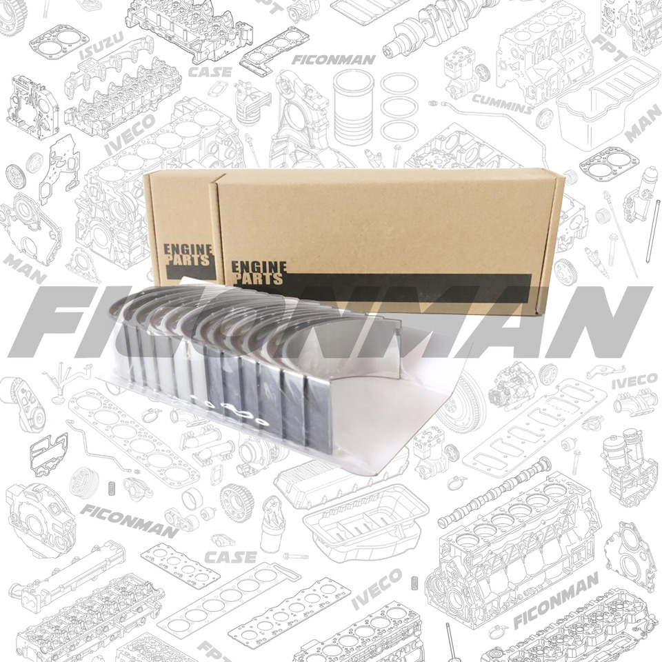 FPT CASE IVECO SFH Cursor9 SET OF CONN ROD BRGS STD 500054903 8094908 - Engine bearing for Truck: picture 1 FPT CASE IVECO SFH Cursor9 SET OF CONN ROD BRGS STD 500054903 8094908 - Engine bearing for Truck: picture 1