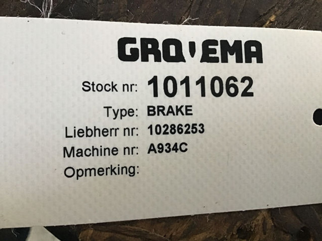 Liebherr Brake - Brake parts: picture 4 Liebherr Brake - Brake parts: picture 4