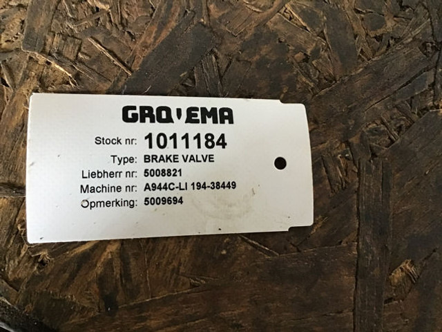 Liebherr Brake Valve - Valve: picture 2 Liebherr Brake Valve - Valve: picture 2