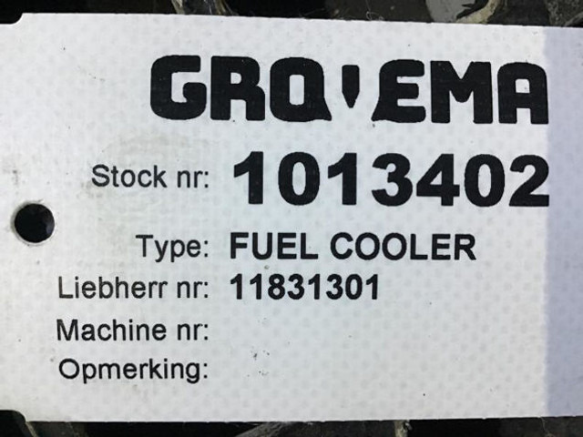 New Radiator Liebherr Cooler: picture 12