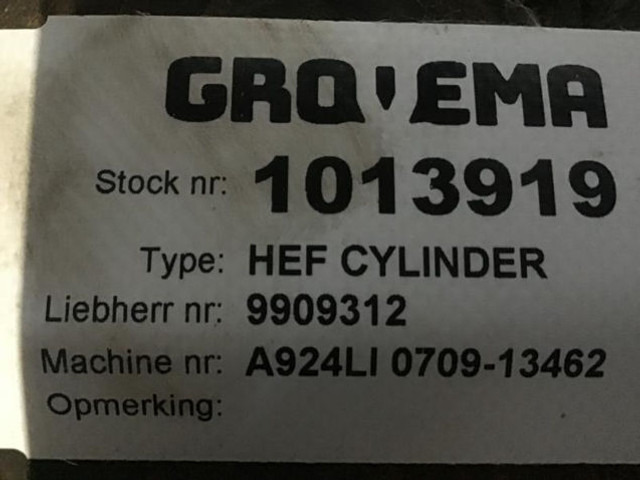 Hydraulic cylinder Liebherr Cylinder: picture 19