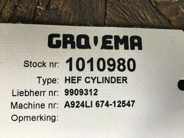 Hydraulic cylinder Liebherr Cylinder: picture 14