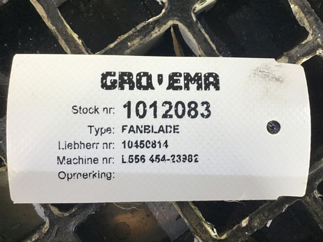 Liebherr Fan Blade - Fan: picture 5 Liebherr Fan Blade - Fan: picture 5